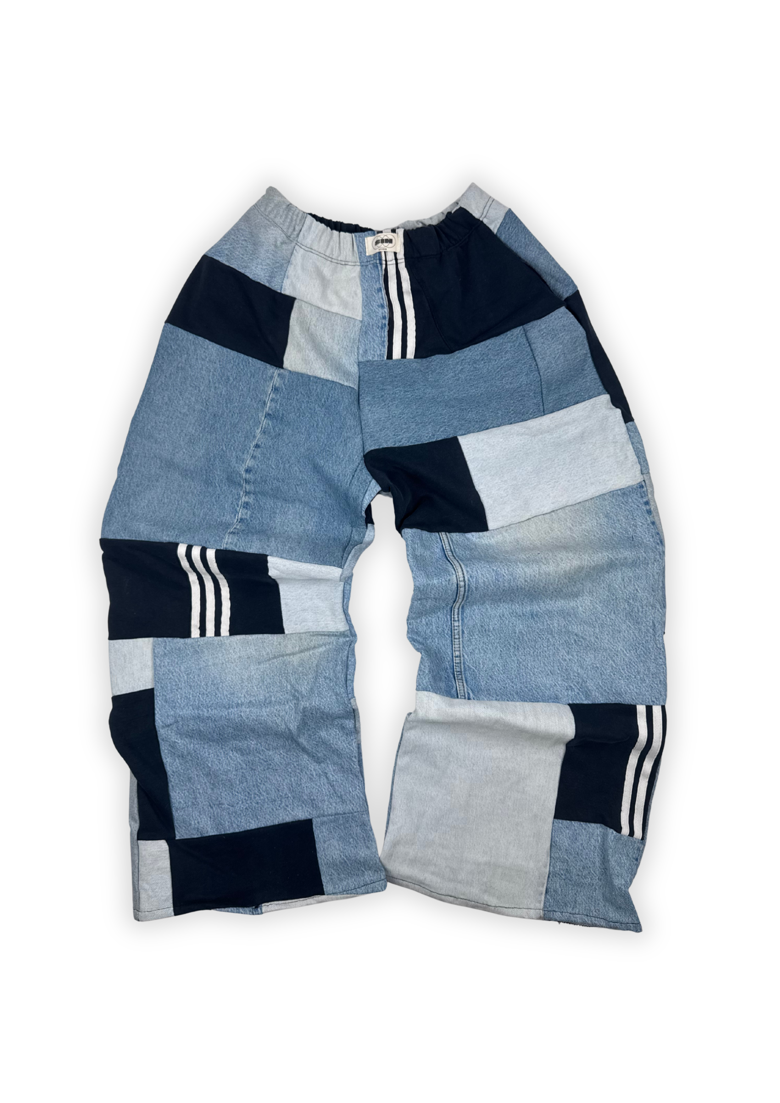 PATCHWORK JOGGER DENIM PANTS