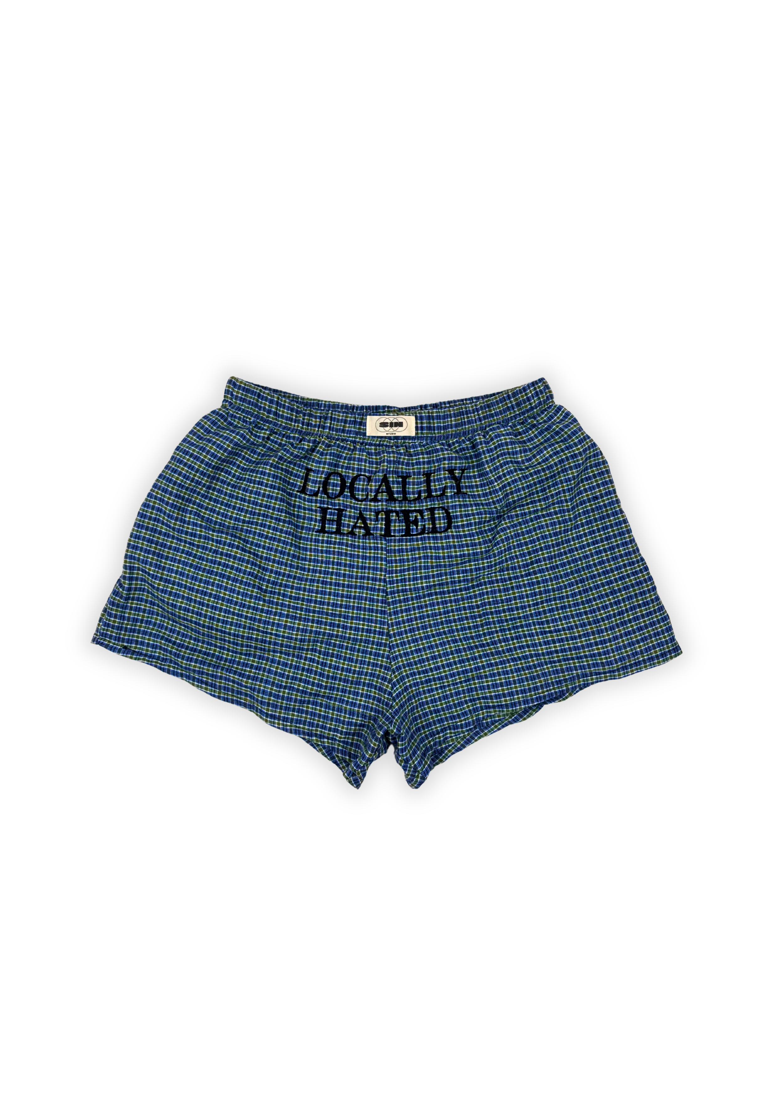 STITCHED BOXER SHORTS SHORT